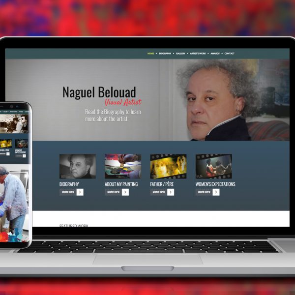 Artist Web Site Design Art Gallery website in Virginia