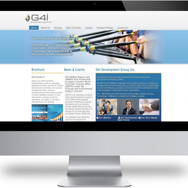 Technology Government Contractor Company Website Sample