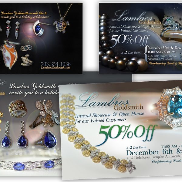 Lambros Goldsmith Annual Event Card Design