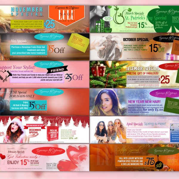 Monthly Special Promotions