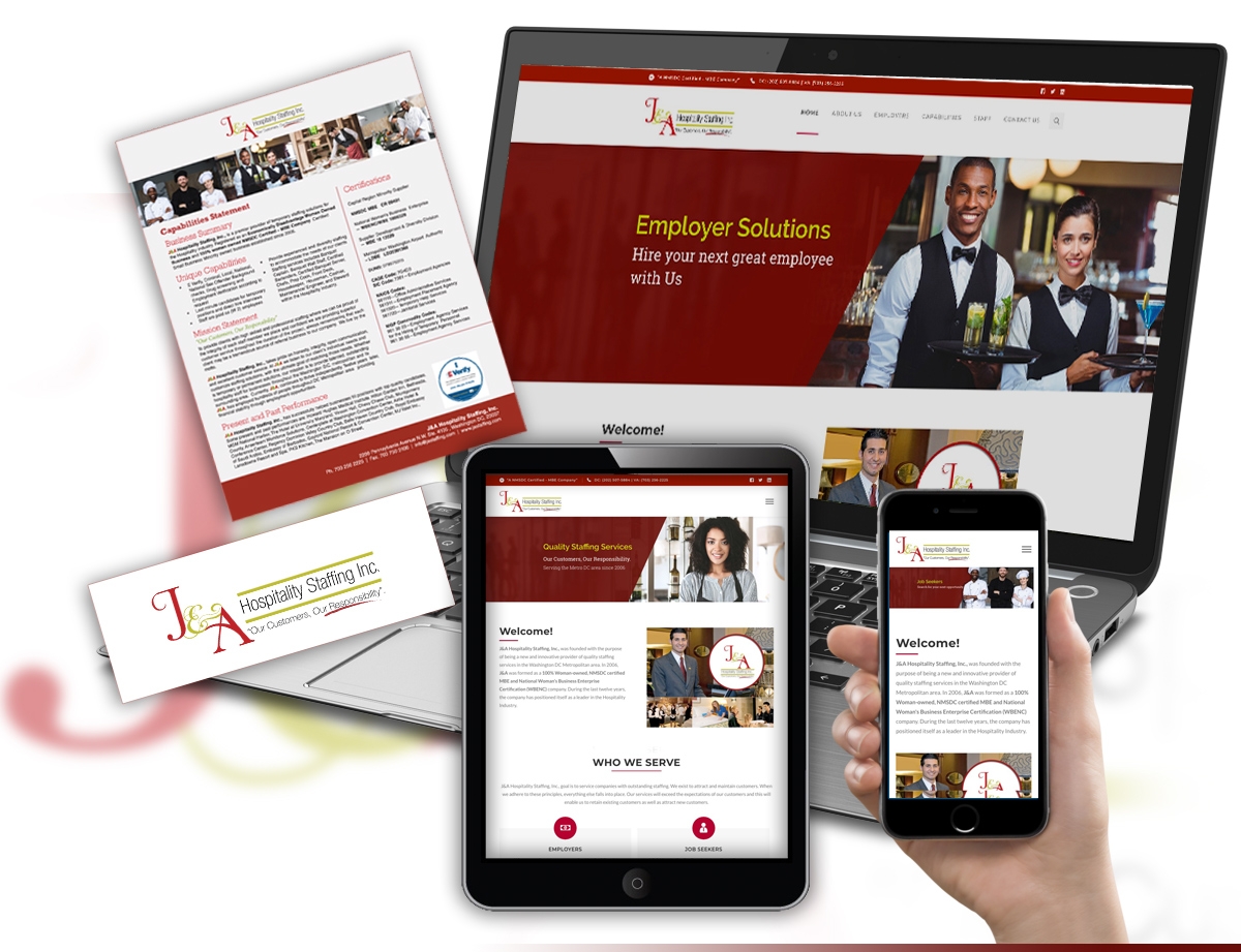 J&A Staffing Website Design Staffing Agency in Virginia
